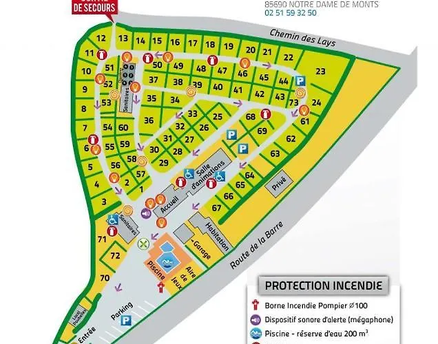 De La Rive مكان تخييم